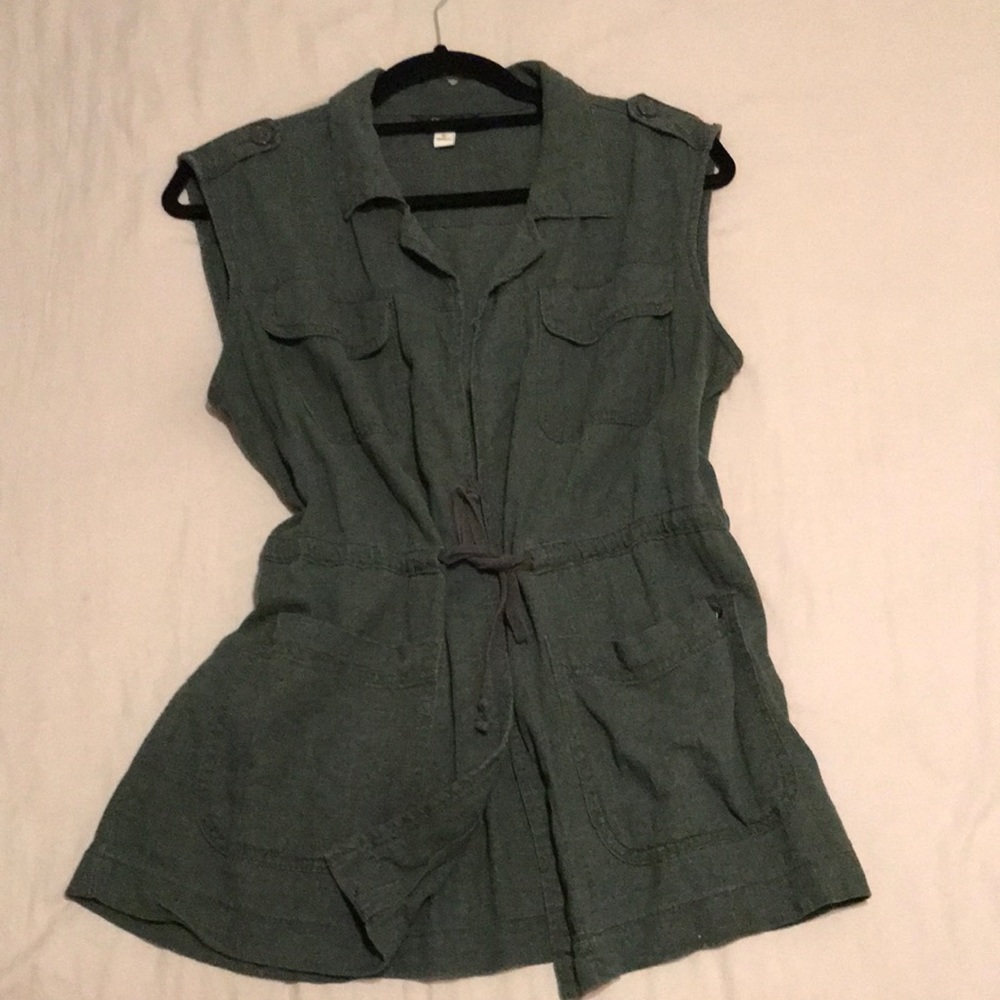Supplies Khaki Tie-Vest